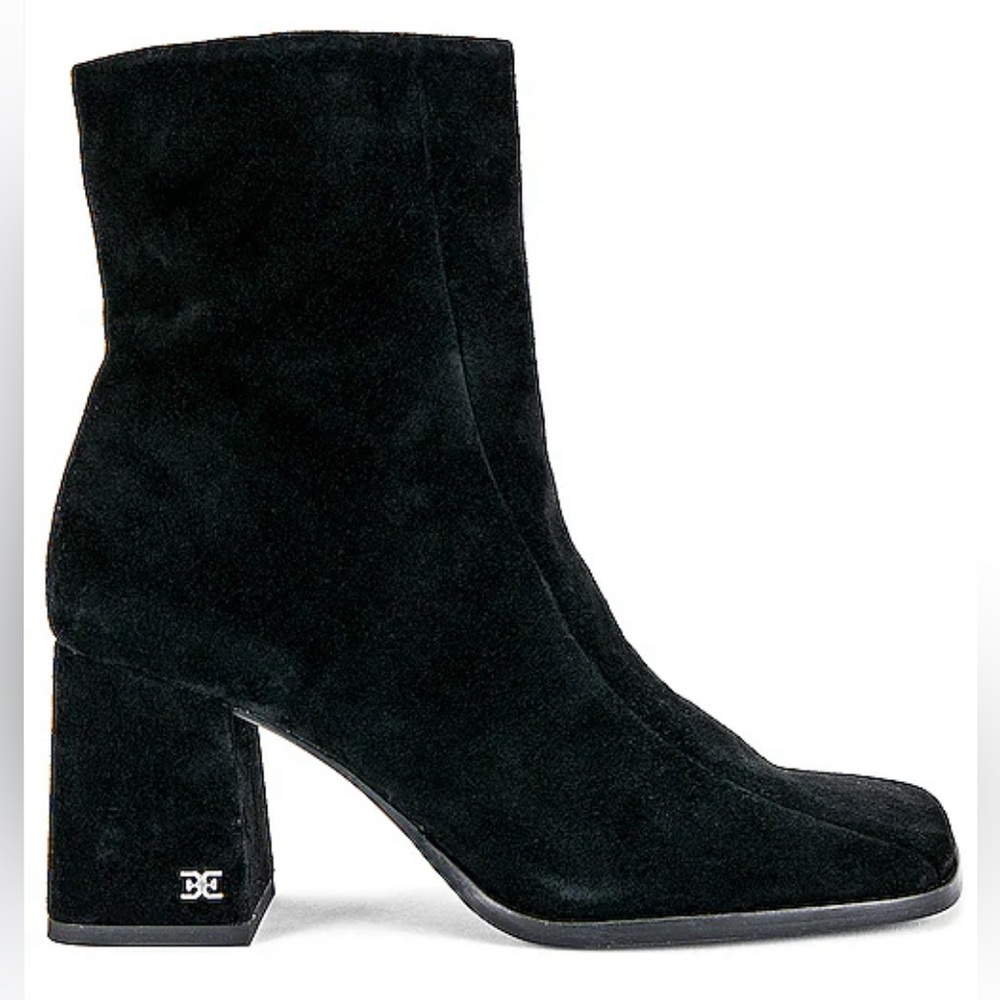 Sam Edelman Womens Mayla Suede Square Toe Ankle Boots Size 11M NWT